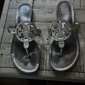 Tory Burch Silver sandals